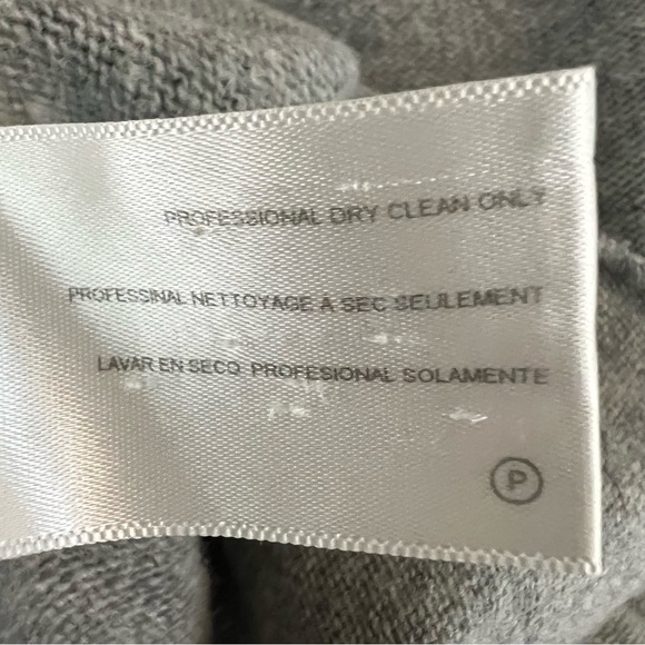 Ag Adriano Goldschmied Gray Wool / Cashmere Waterfall Cardigan Sweater - Size XS - Picture 11 of 12